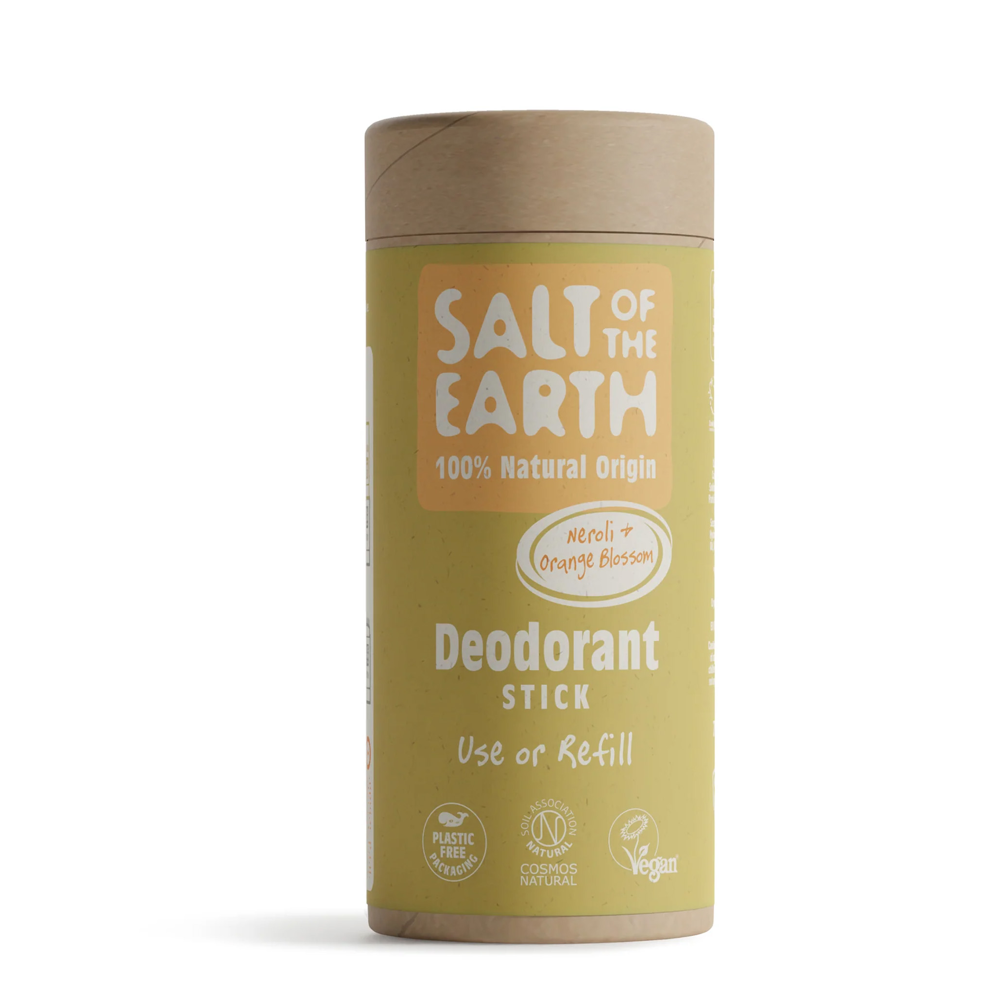 Salt of the Earth Neroli & Orange Blossom Deodorant Stick Use or Refill 75g Natural Health